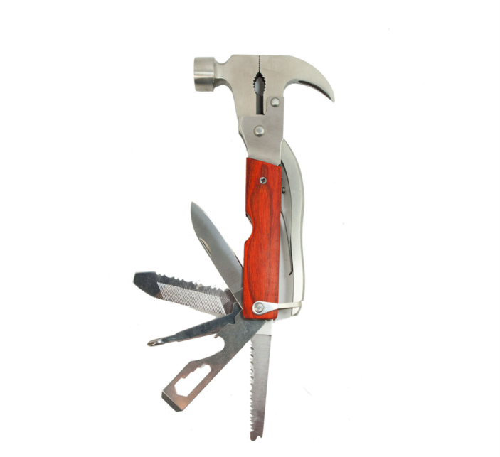 Outdoor Tool Claw Hammer Stainless Steel Survival Multifunction Safety Drop Forged