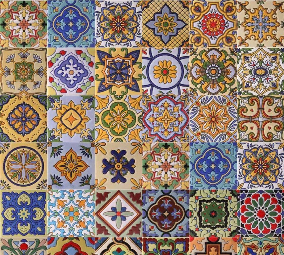 100pcs/box Retro Vintage Antique Tiles 3D Bathroom Kitchen Dining Room Home Deco