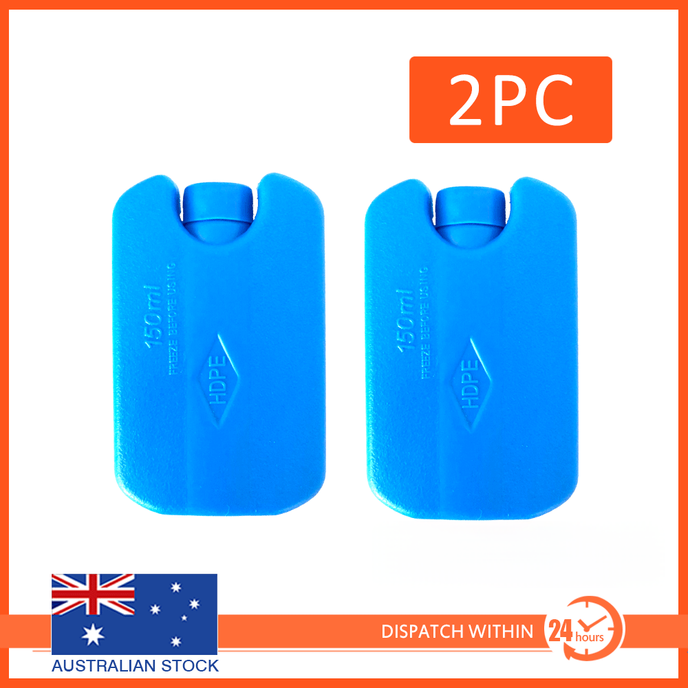 Ice Cooler Brick Pack Block Freezer Cooler Bag Lunch Box Travel 150ml Reuse Blue Colour
