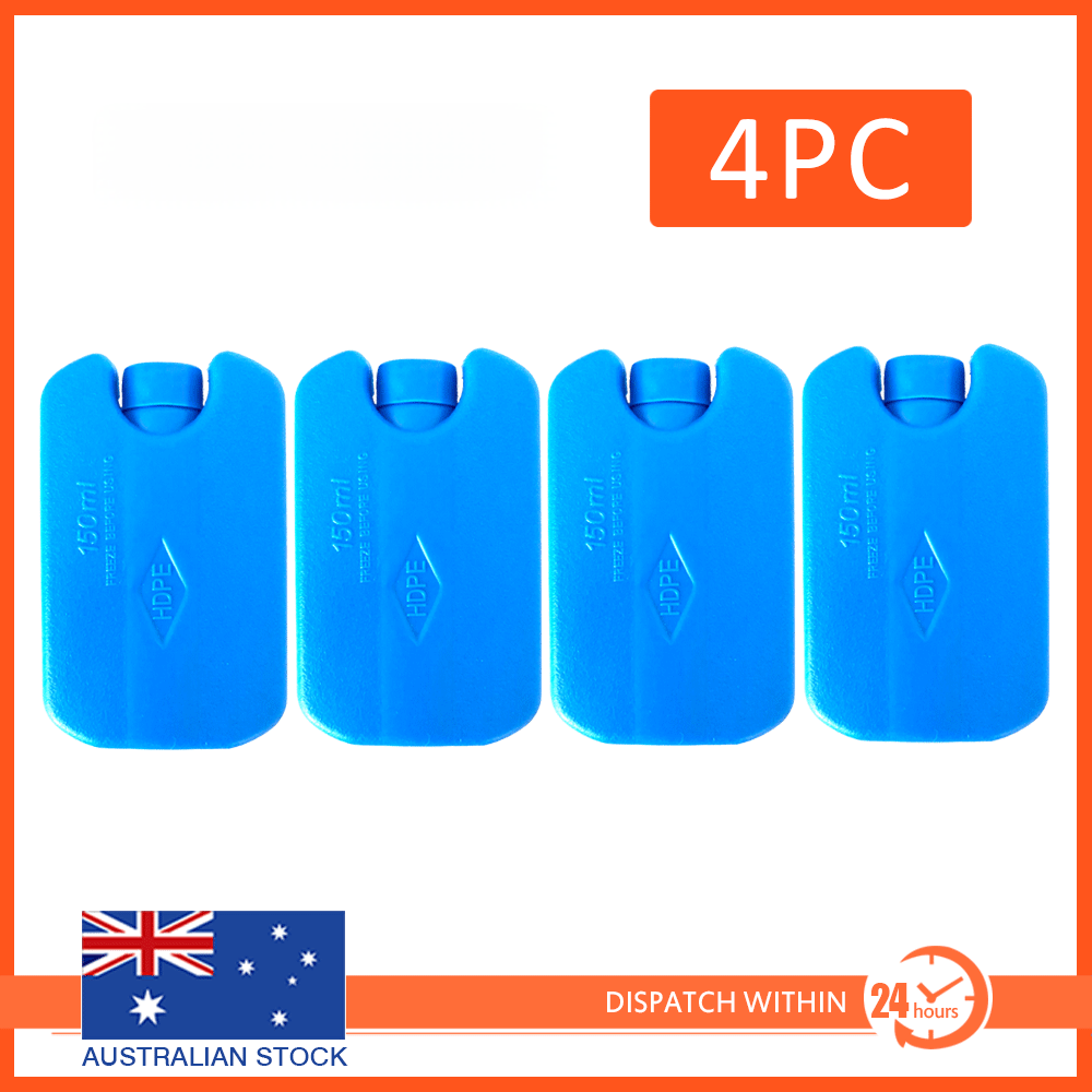 Ice Cooler Brick Pack Block Freezer Cooler Bag Lunch Box Travel 150ml Reuse Blue Colour