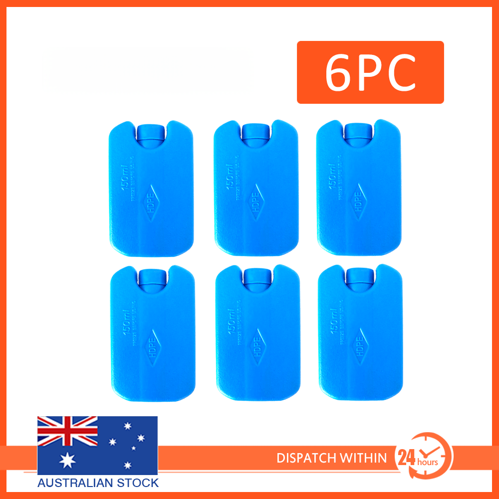 Ice Cooler Brick Pack Block Freezer Cooler Bag Lunch Box Travel 150ml Reuse Blue Colour