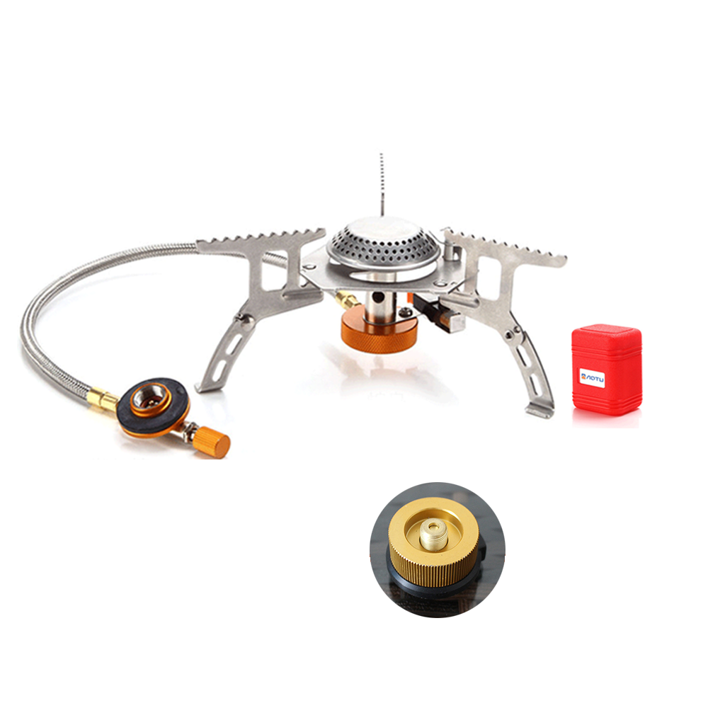 Portable Gas Stove Camping Burner Outdoor Picnic Cooking Hiking Gear Cooker