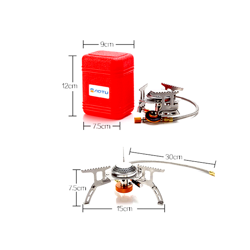 Portable Gas Stove Camping Burner Outdoor Picnic Cooking Hiking Gear Cooker