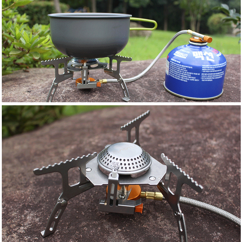 Portable Gas Stove Camping Burner Outdoor Picnic Cooking Hiking Gear Cooker