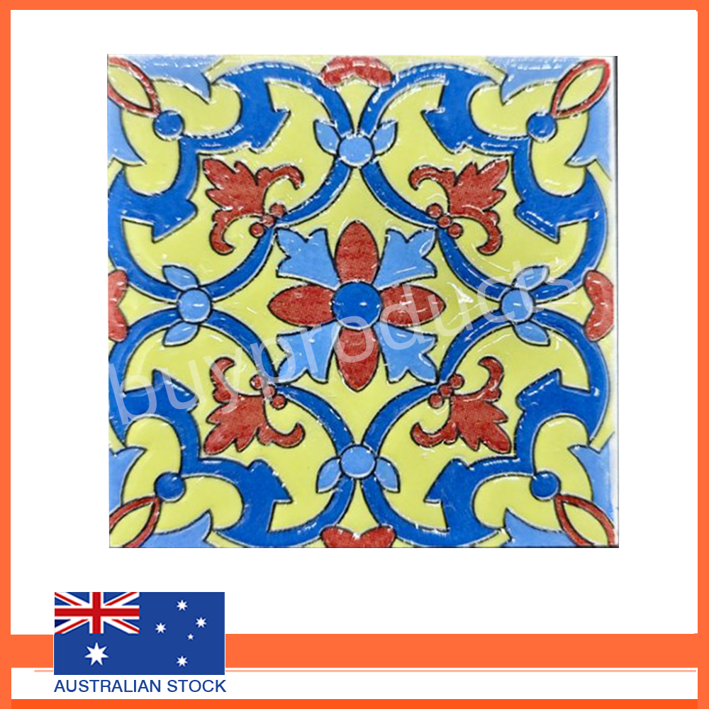 Home Deco Retro Vintage Antique Tiles 3D Bathroom Kitchen Dining Room