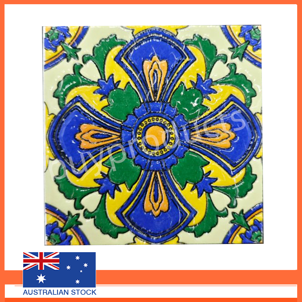 Home Deco Retro Vintage Antique Tiles 3D Bathroom Kitchen Dining Room