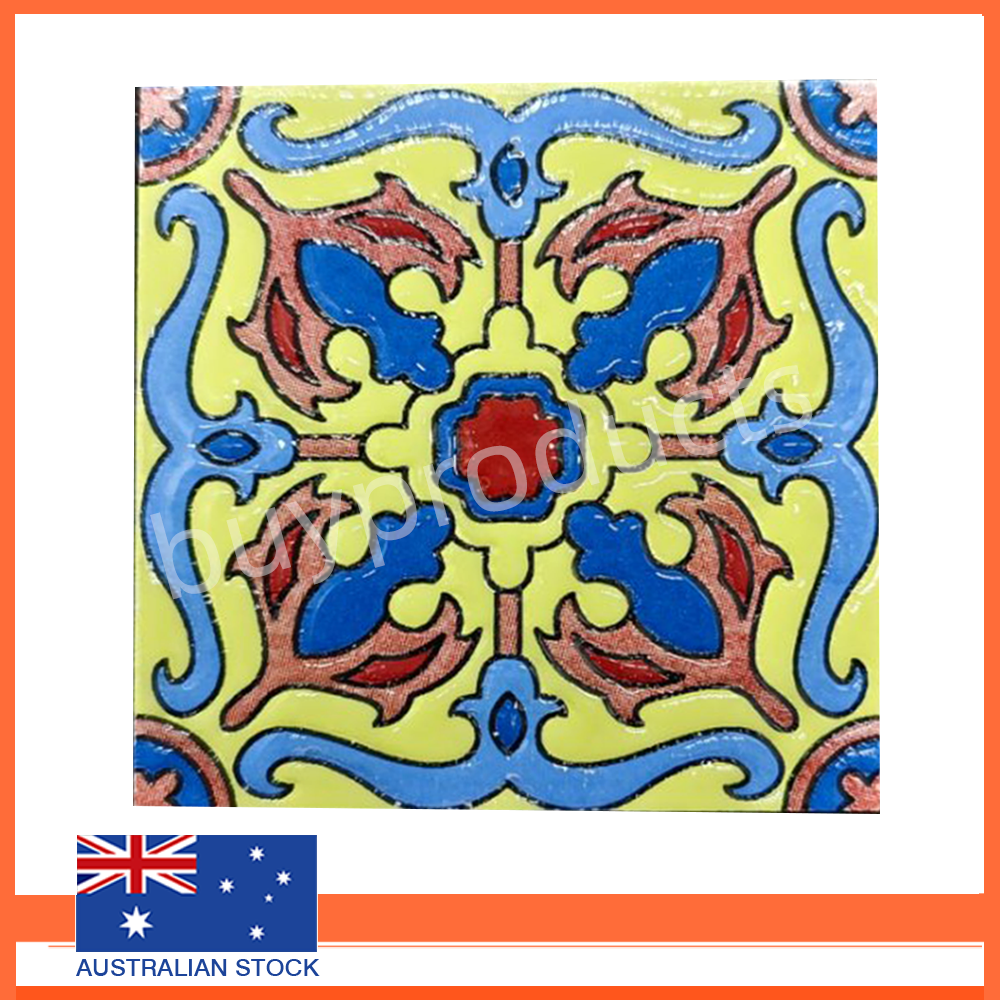 Home Deco Retro Vintage Antique Tiles 3D Bathroom Kitchen Dining Room