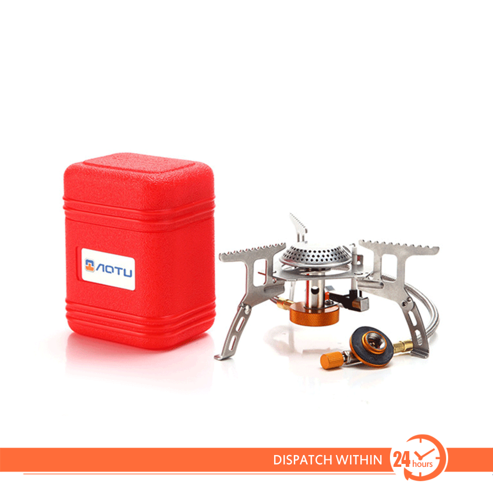 Outdoor Picnic Gas Jet Portable Stove Cooking Hiking Camping Burner Cooker Gear
