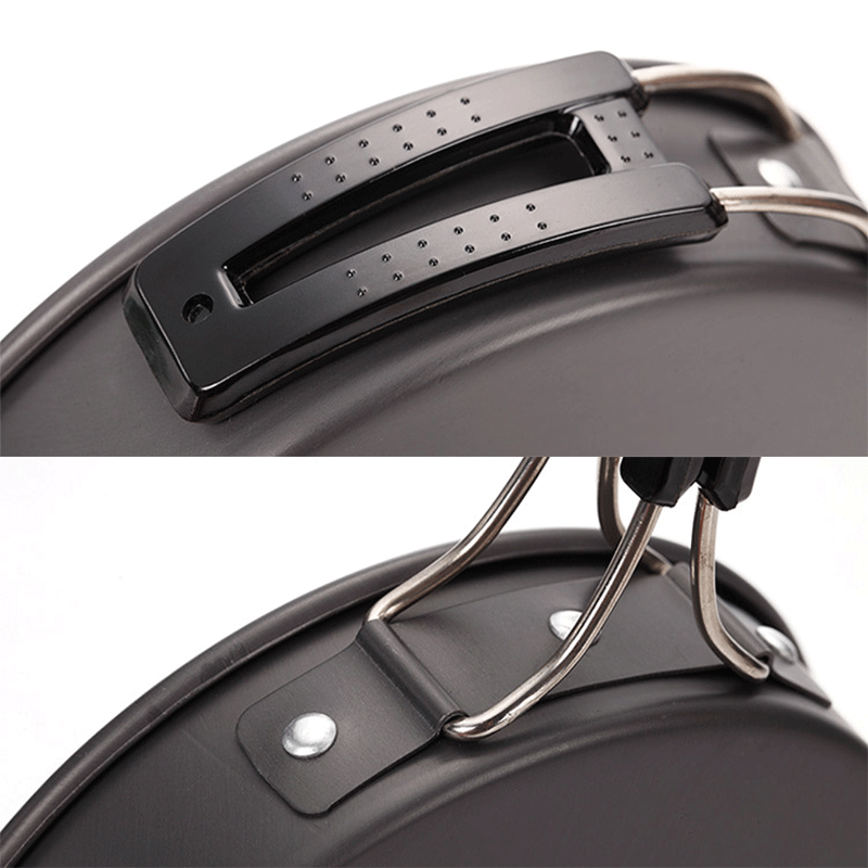 8Pcs Outdoor Cooking Camping Hiking Cookware Set DS-200