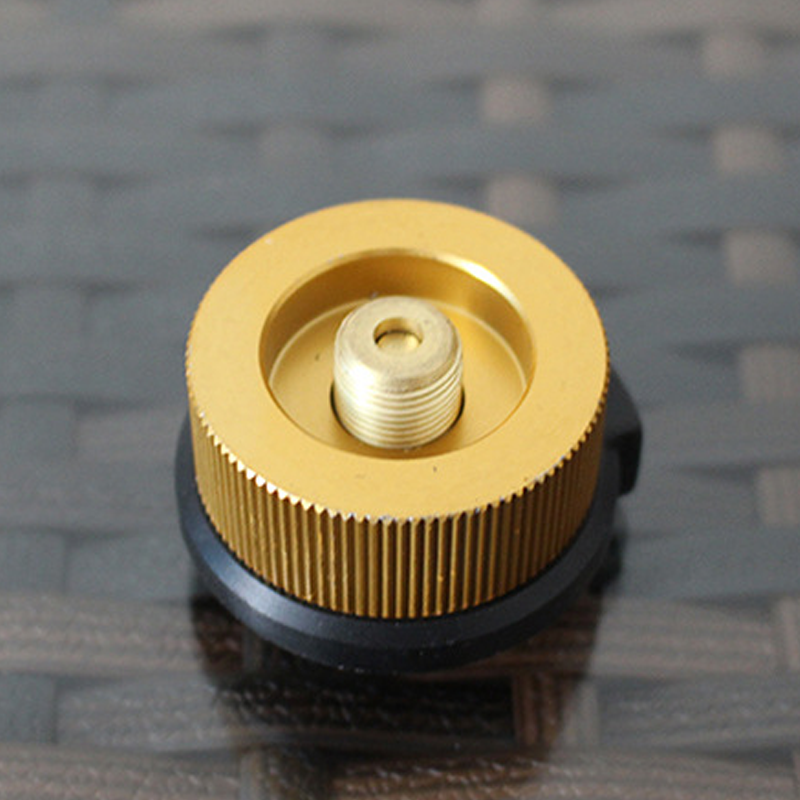 2x Outdoor Camping Conversion Gas Bottle Adapter Connector
