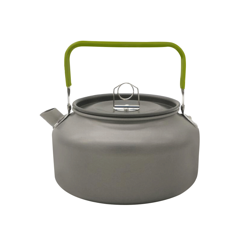 1.2L Outdoor Teapot Camping Hiking Portable Aluminum Kettle Coffee Pot