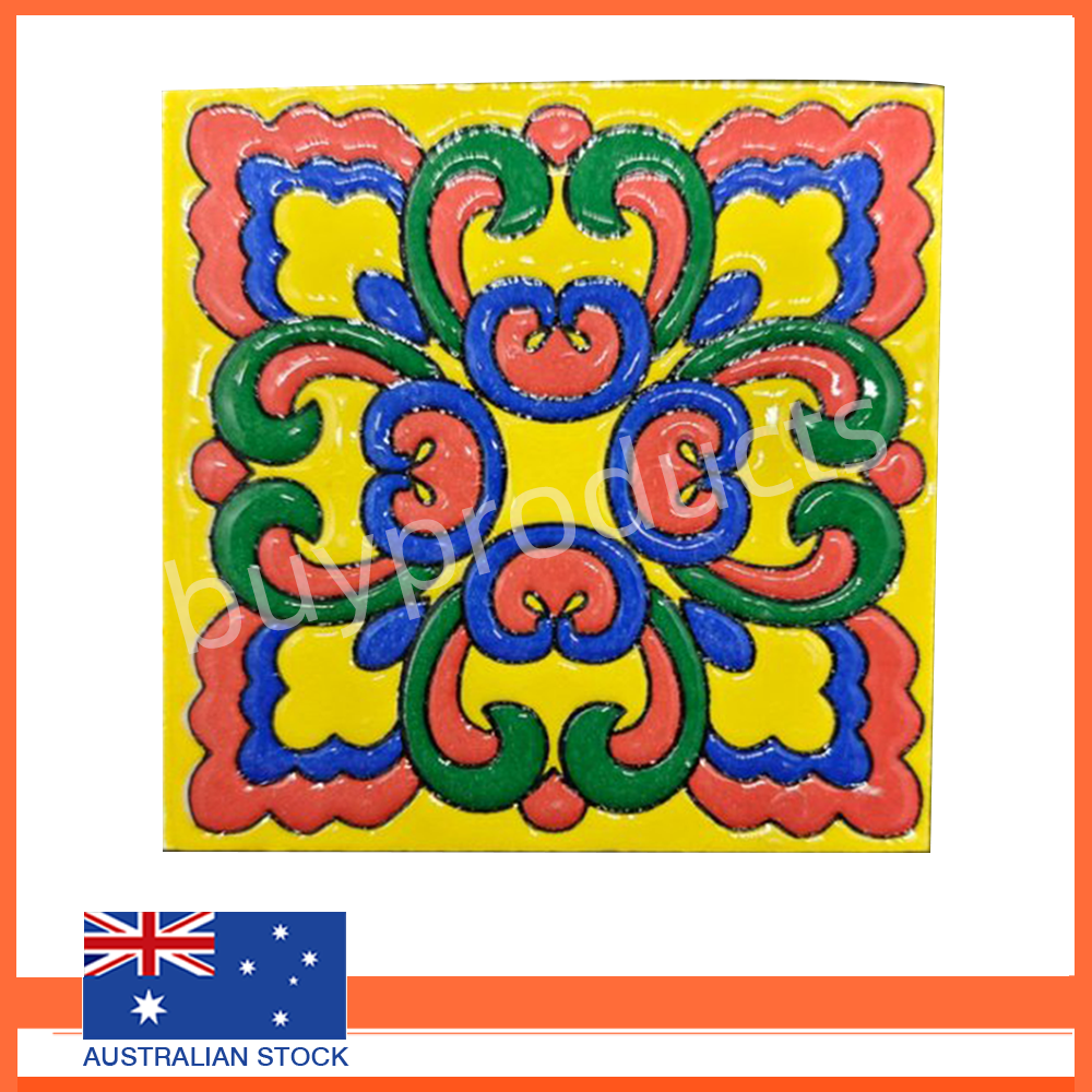 Home Deco Retro Vintage Antique Tiles 3D Bathroom Kitchen Dining Room