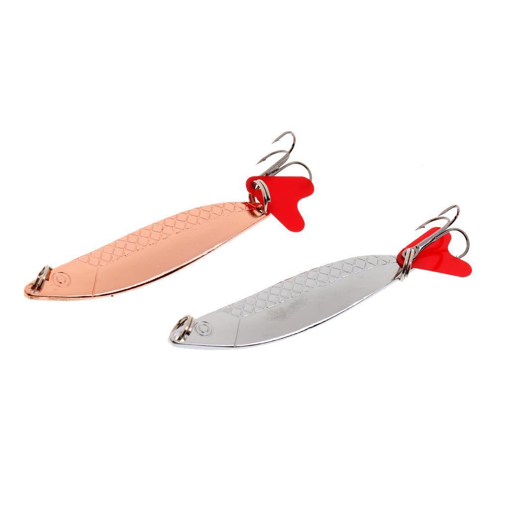 21 Pcs Fishing Lures Set Metal Sequins Spoon Bait Artificial Hard Bait with Fishing Hook Plastic Box Packing