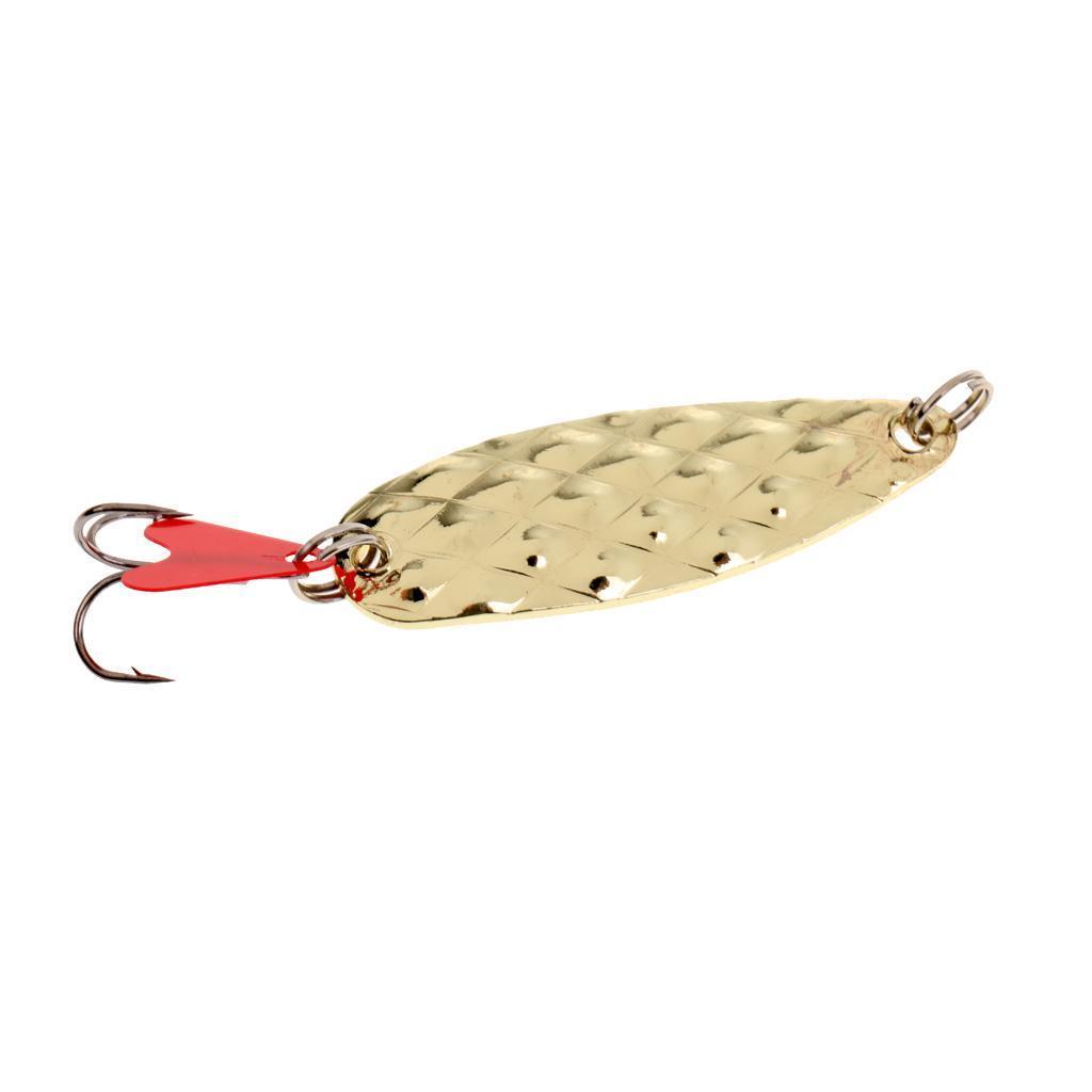 21 Pcs Fishing Lures Set Metal Sequins Spoon Bait Artificial Hard Bait with Fishing Hook Plastic Box Packing