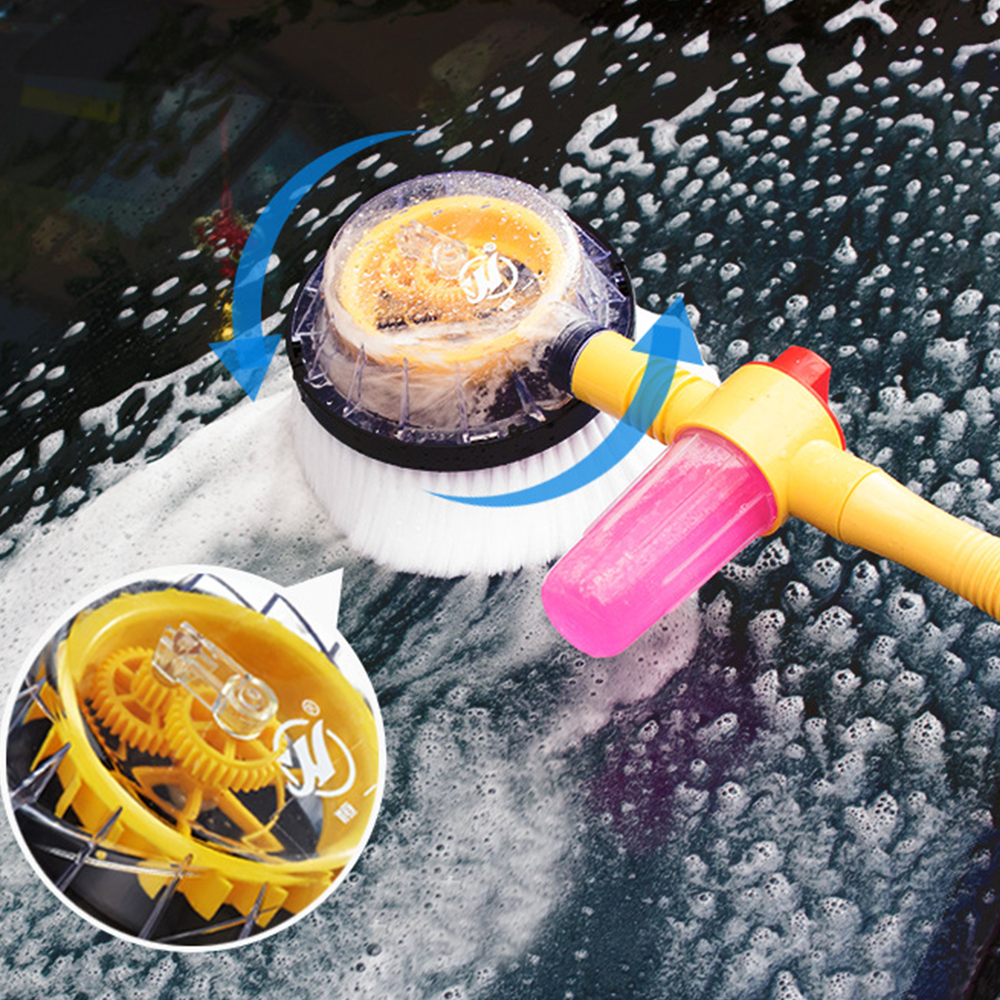 Car Boat Trailer Truck Pressure Rotating Brush Sponge Cleaner Tool