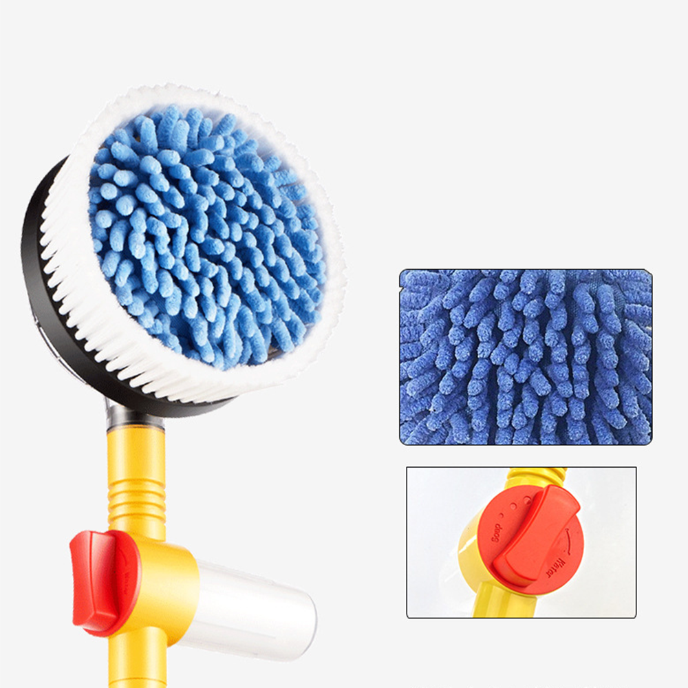Car Boat Trailer Truck Pressure Rotating Brush Sponge Cleaner Tool