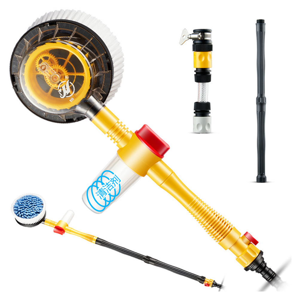 Car Boat Trailer Truck Pressure Rotating Brush Sponge Cleaner Tool