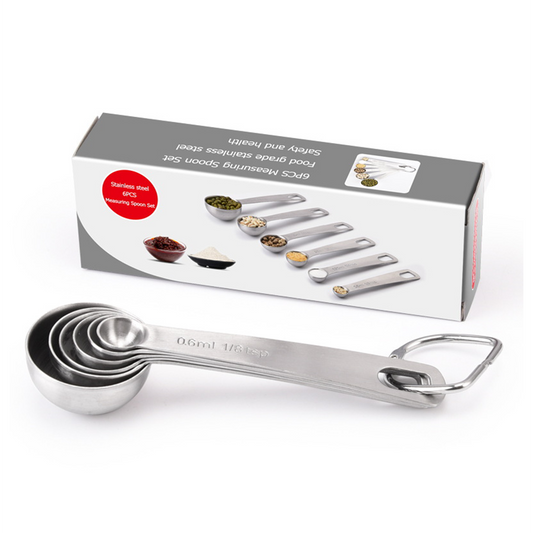 Measuring Spoon 6PCS/1Set Tea Scoop Teaspoon Baking Cooking Kitchen Spoons Tool