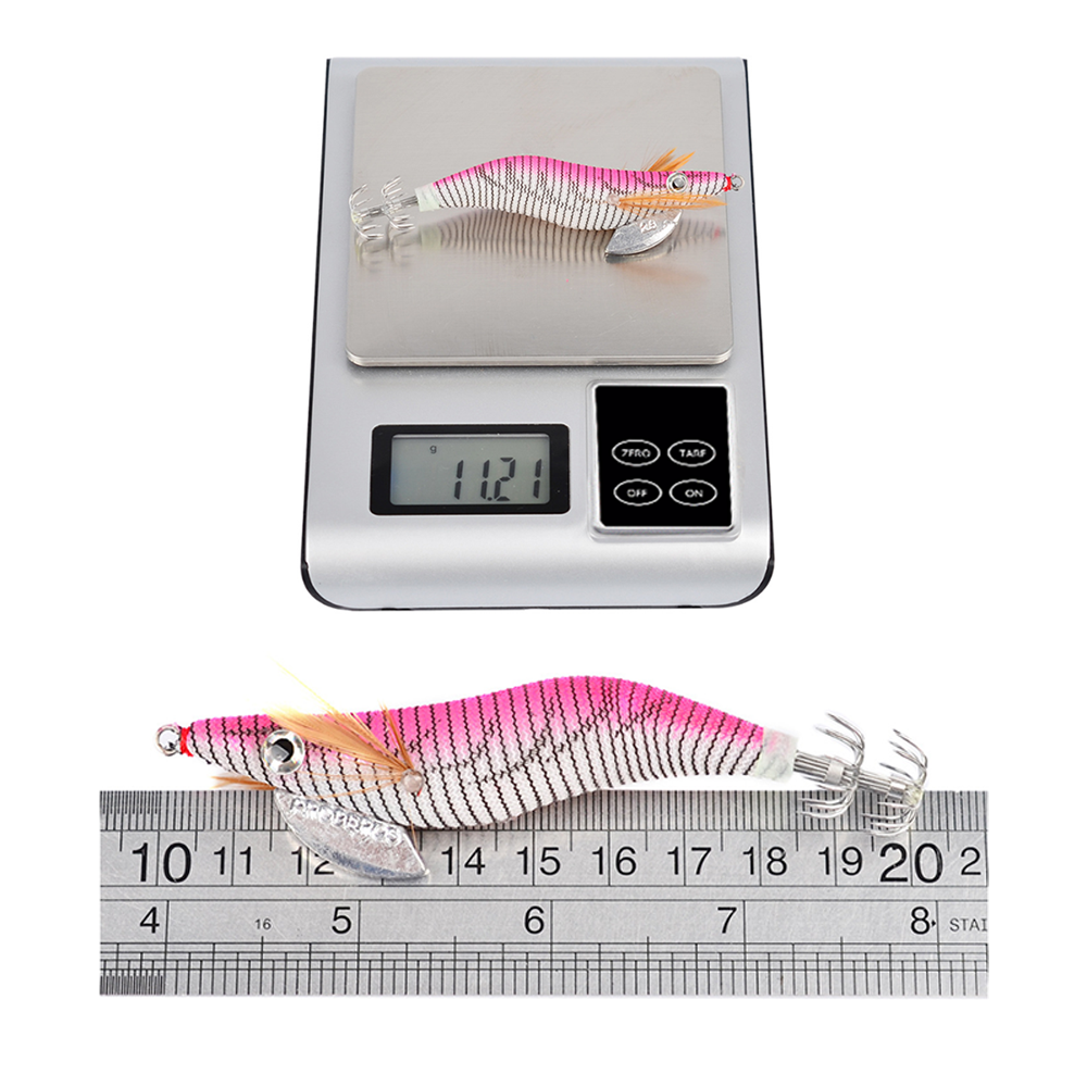 6 鱿鱼夹具诱饵 2.5 EGI 发光尾部钓具鱿鱼鱿鱼夹具钓鱼诱饵