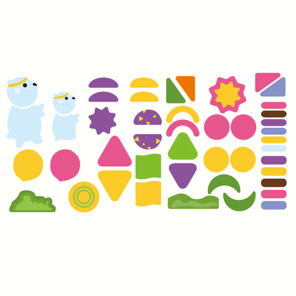 Wooden Magnet Whiteboard Multicolor Jigsaw Puzzle Kids Toy Games Anmials
