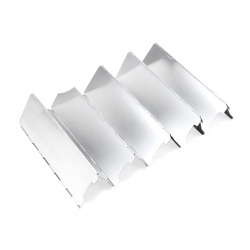 10 Plates Fold Camping Cooker Gas Stove Wind Shield Screen