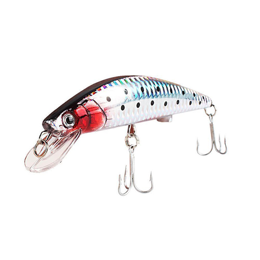 2x USB Rechargeable Twitching Fishing Lures Bait Light Buzzing Lure Fish with hooks