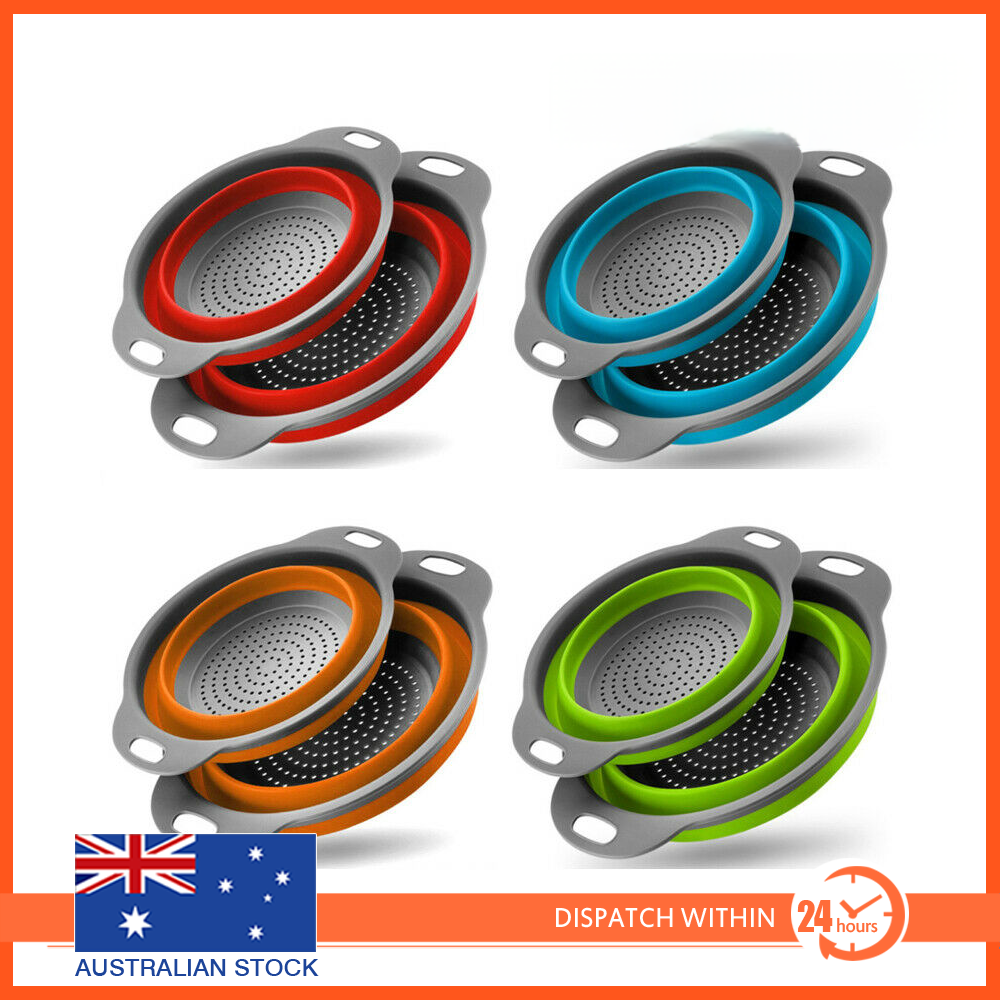 2 件套可折叠滤锅和搅拌碗套装