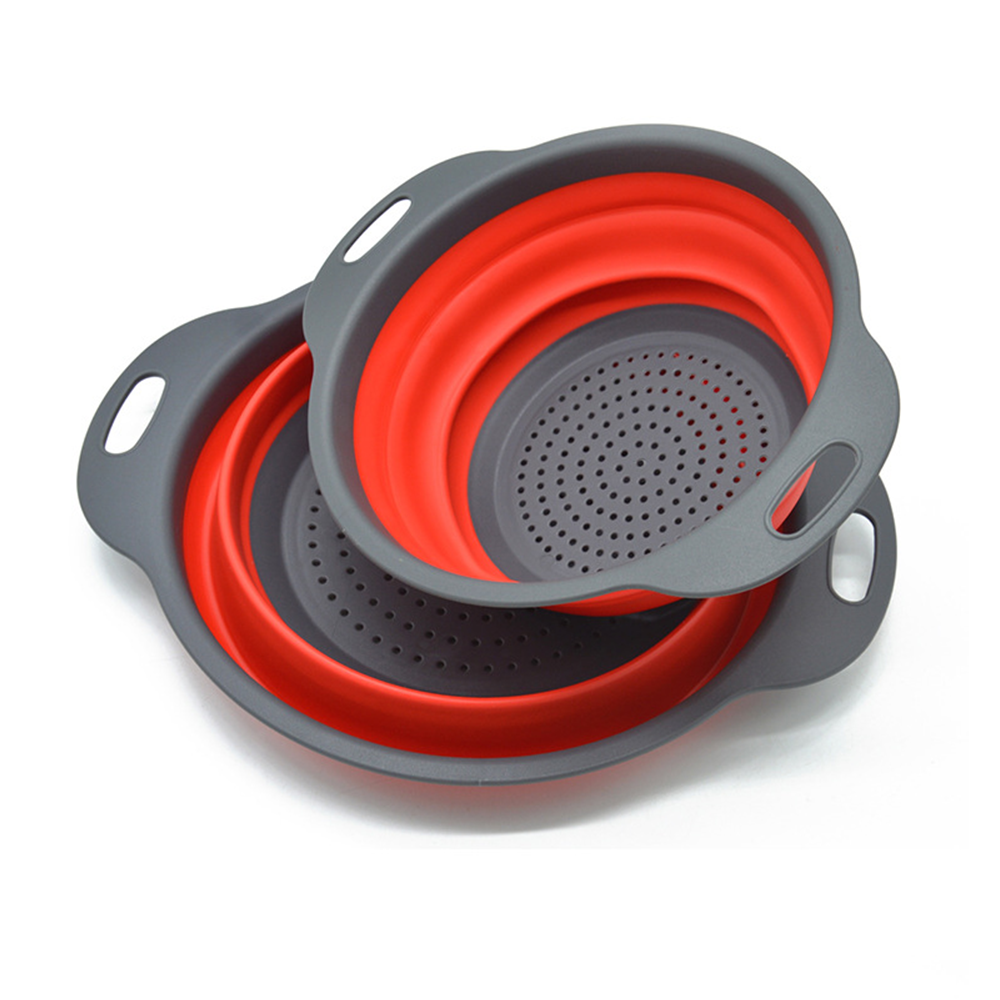 2 件套可折叠滤锅和搅拌碗套装