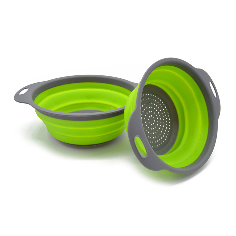 2 件套可折叠滤锅和搅拌碗套装
