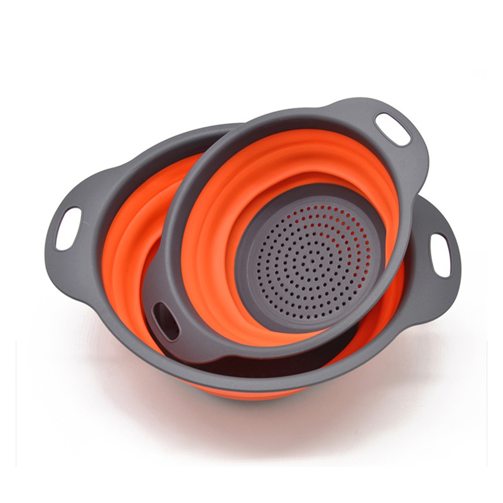 2 件套可折叠滤锅和搅拌碗套装