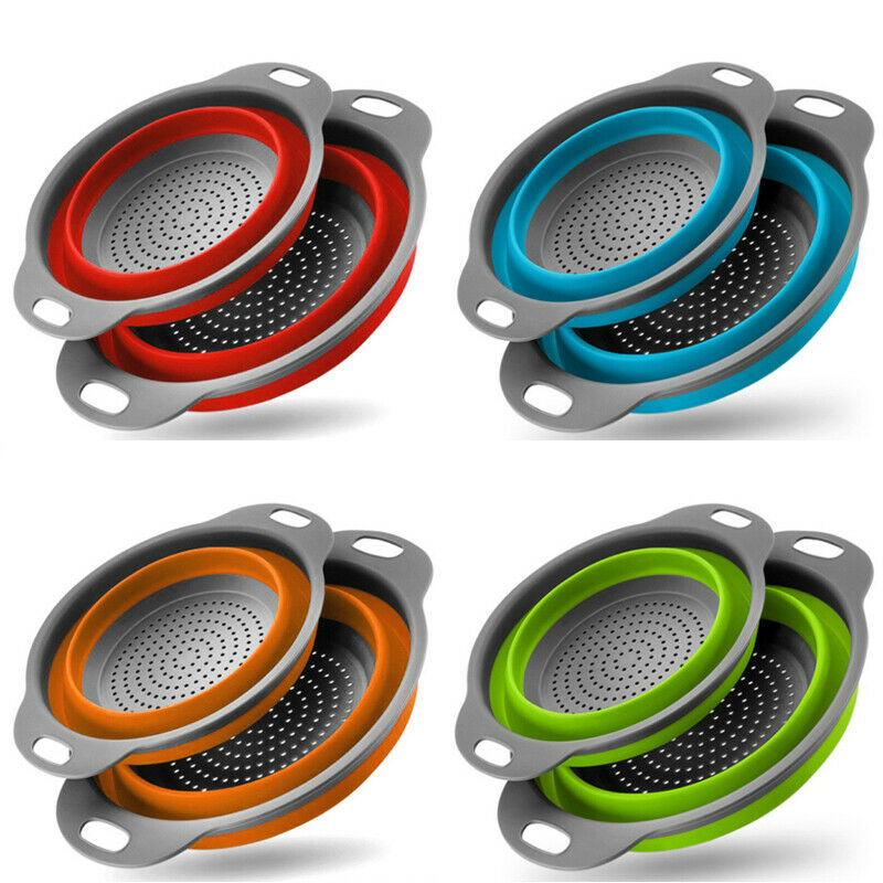 2 件套可折叠滤锅和搅拌碗套装