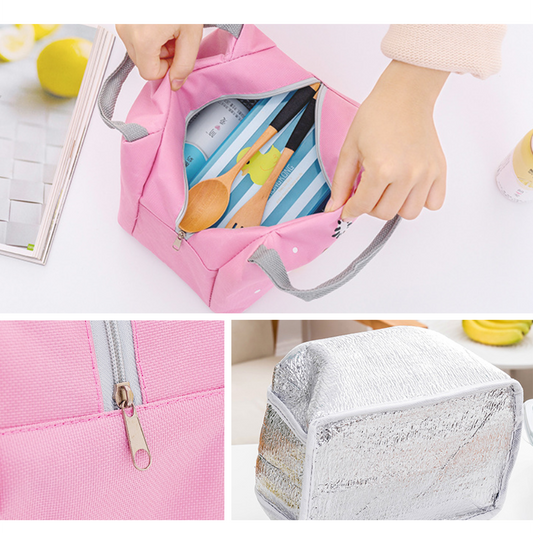 儿童午餐袋 保温冷藏袋 便携式野餐袋 学校午餐盒