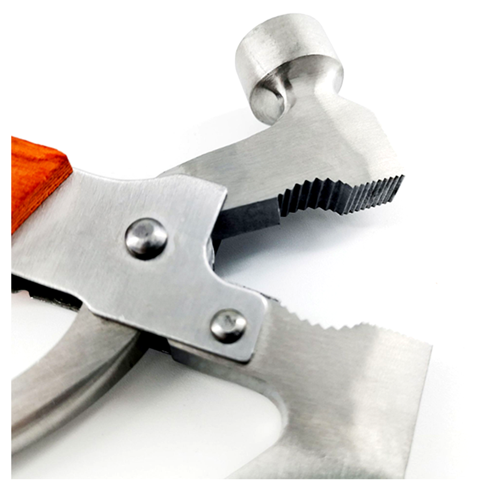 19 in 1 Stainless Steel Survival Hammer Multifunction Safety Hammer Outdoor Tool