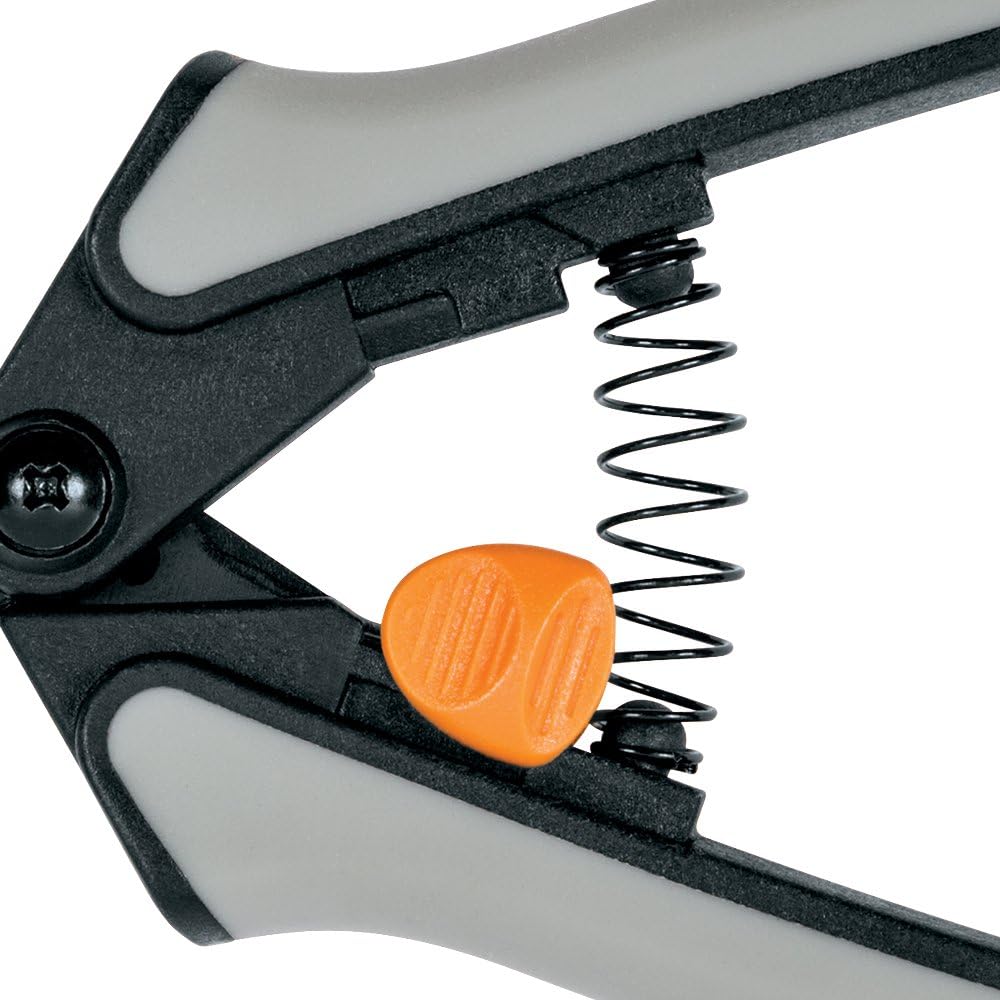 Fiskars Micro-Tip Pruning Shears: 6” Sharp Scissors, Non-Stick, Precision-Ground