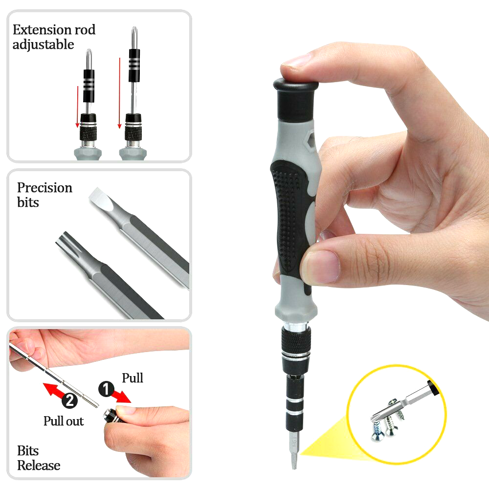 115in1 Precision Screwdriver Set Torx Screw Driver Computer PC Phone Repair Tool