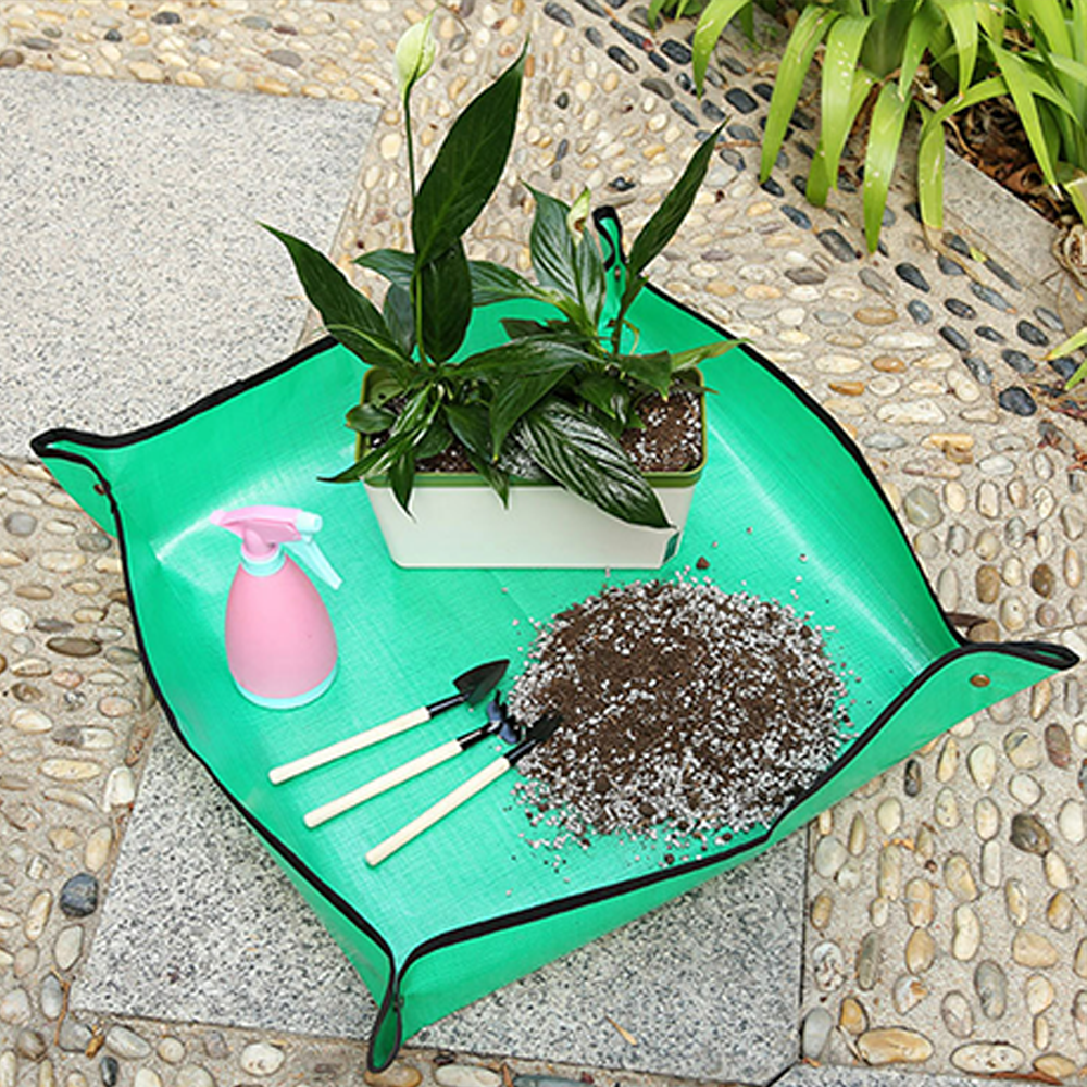 AquaShield Plant Potting Mat - Waterproof, Heavy-Duty Tarp for Mess-Free Gardening and Potting