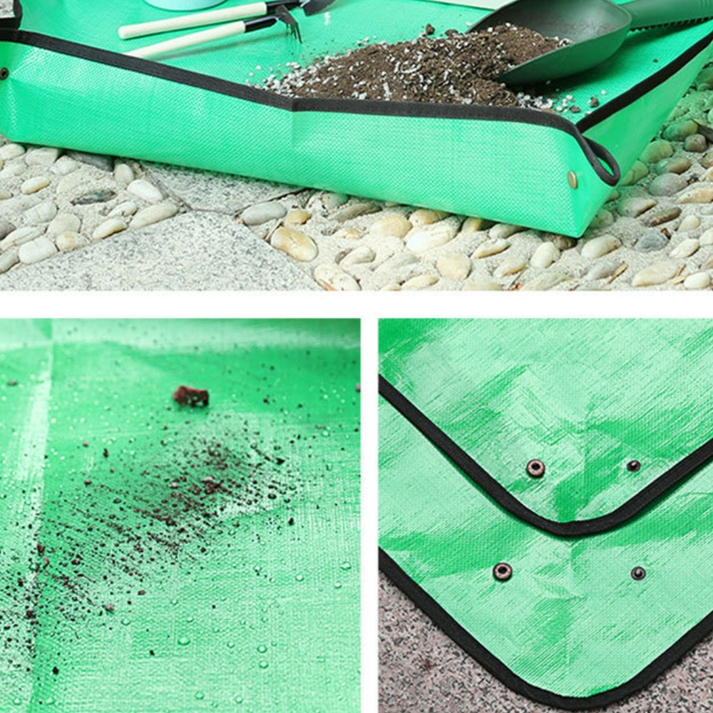 AquaShield Plant Potting Mat - Waterproof, Heavy-Duty Tarp for Mess-Free Gardening and Potting
