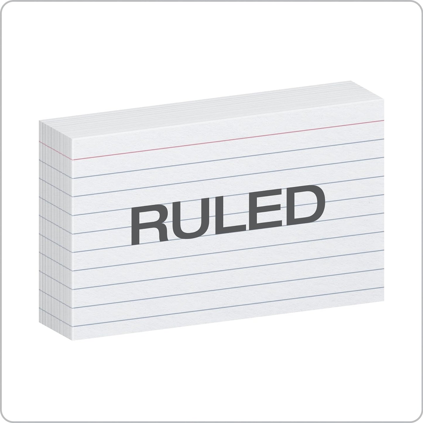Oxford Ruled Index Cards, White, Lined, 300-Pack