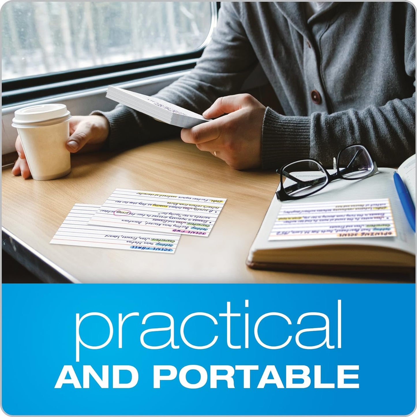 Oxford Ruled Index Cards, White, Lined, 300-Pack