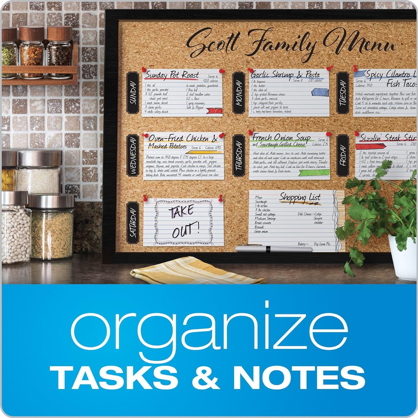 Oxford Ruled Index Cards, White, Lined, 300-Pack