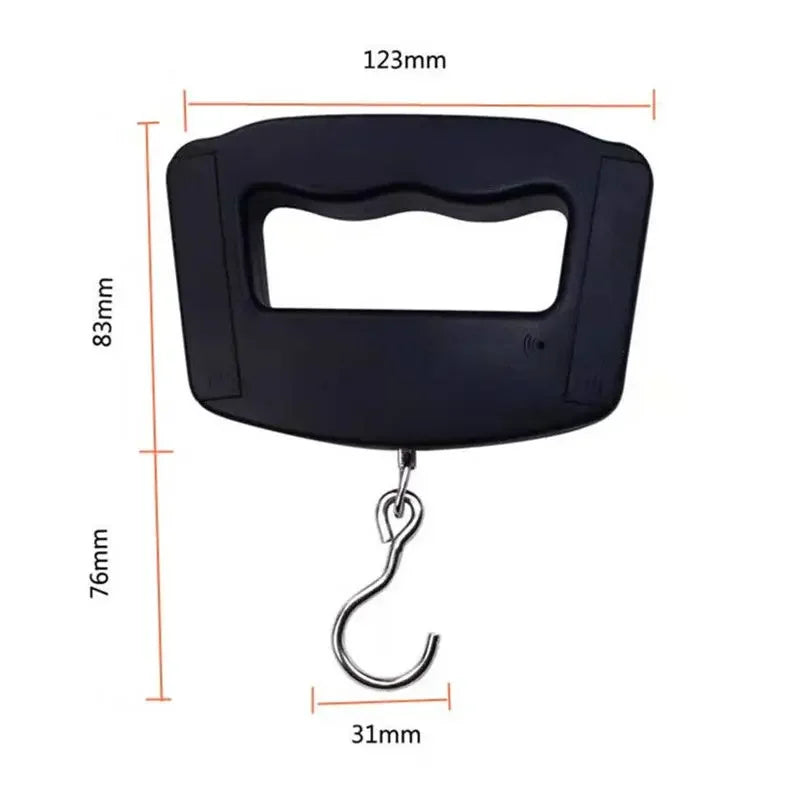 Portable Digital Luggage Scale 50kg Hanging Travel Weight Scale LCD Backlight