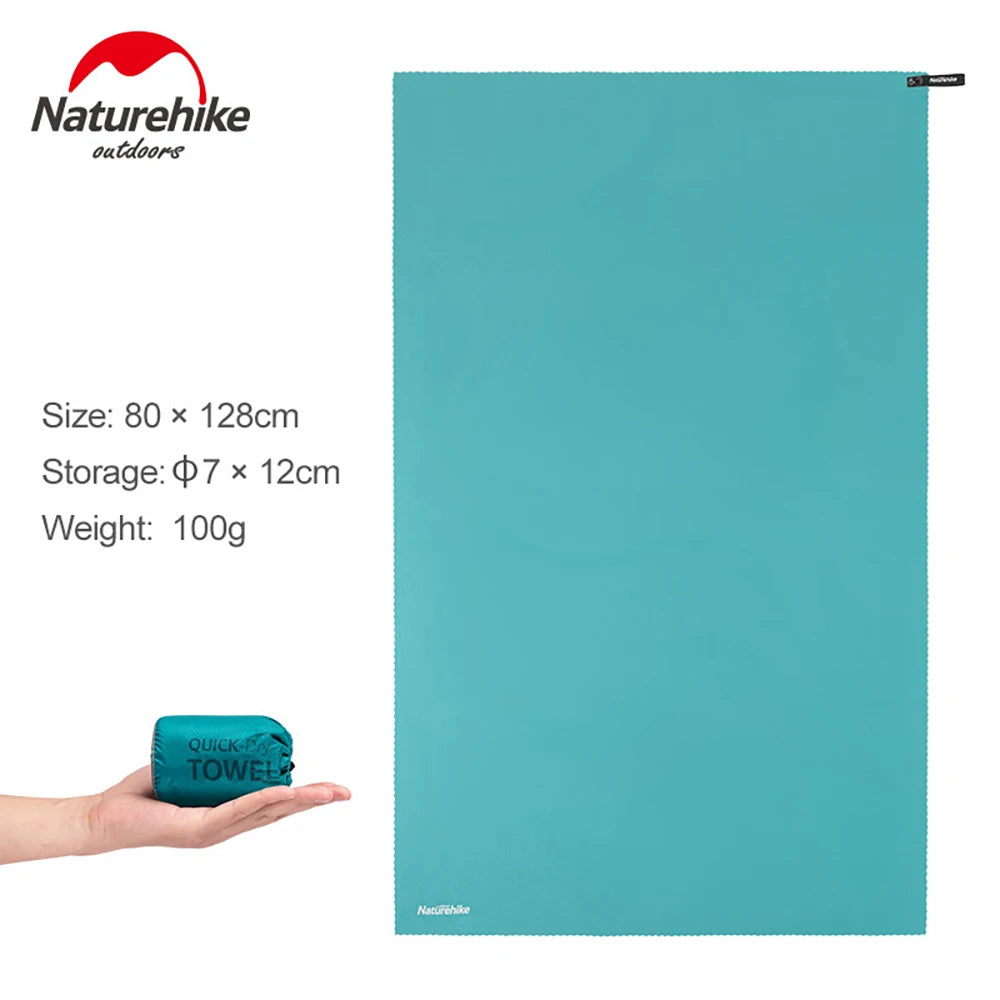 Quick Dry Microfibre Towel 40x80cm & 80x128cm Camping Beach Gym Travel