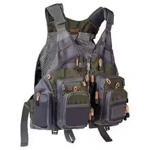 Bassdash FV08 Ultra Lightweight Fly Fishing Vest - Unisex Portable Chest Pack
