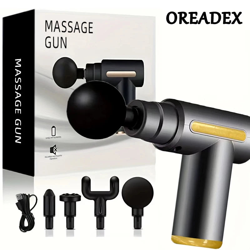 Mini Massage Gun Deep Tissue Percussion Massager Handheld Muscle Relief
