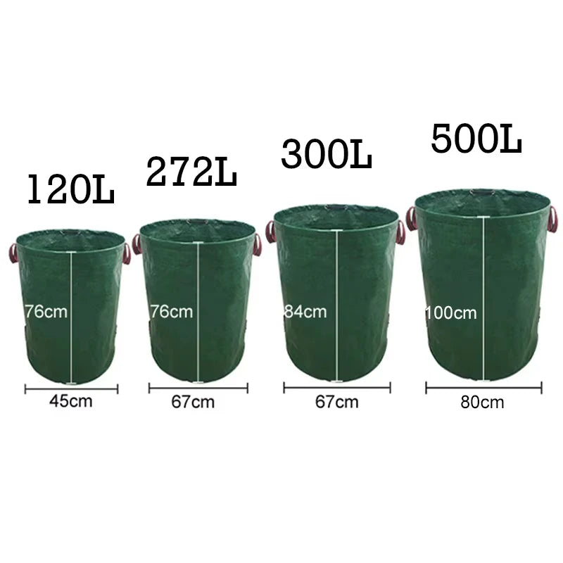 Large Garden Waste Bag Weeds Leaves Sack Heavy Reusable Duty Rubbish Bag