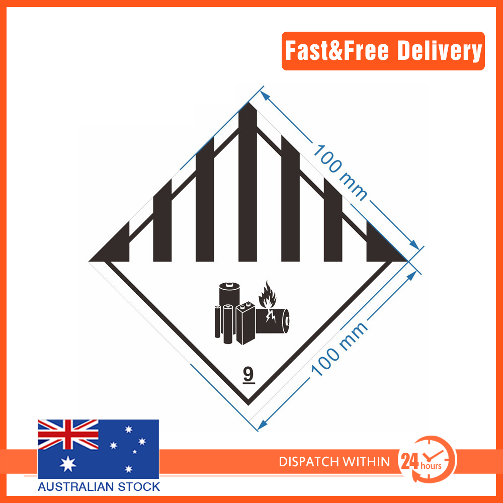 Lithium Battery Sticker UN Shipping Labels sticker 12*11cm
