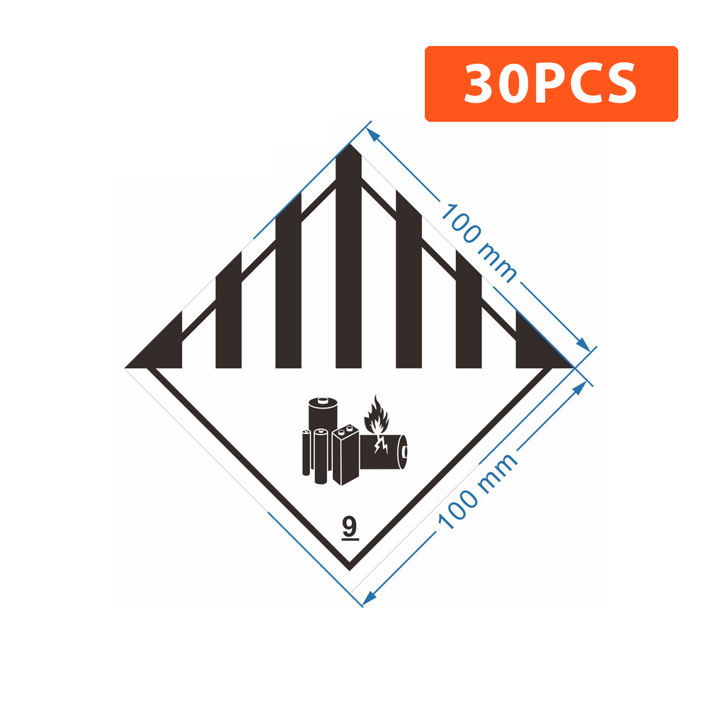 Lithium Battery Sticker UN Shipping Labels sticker 12*11cm