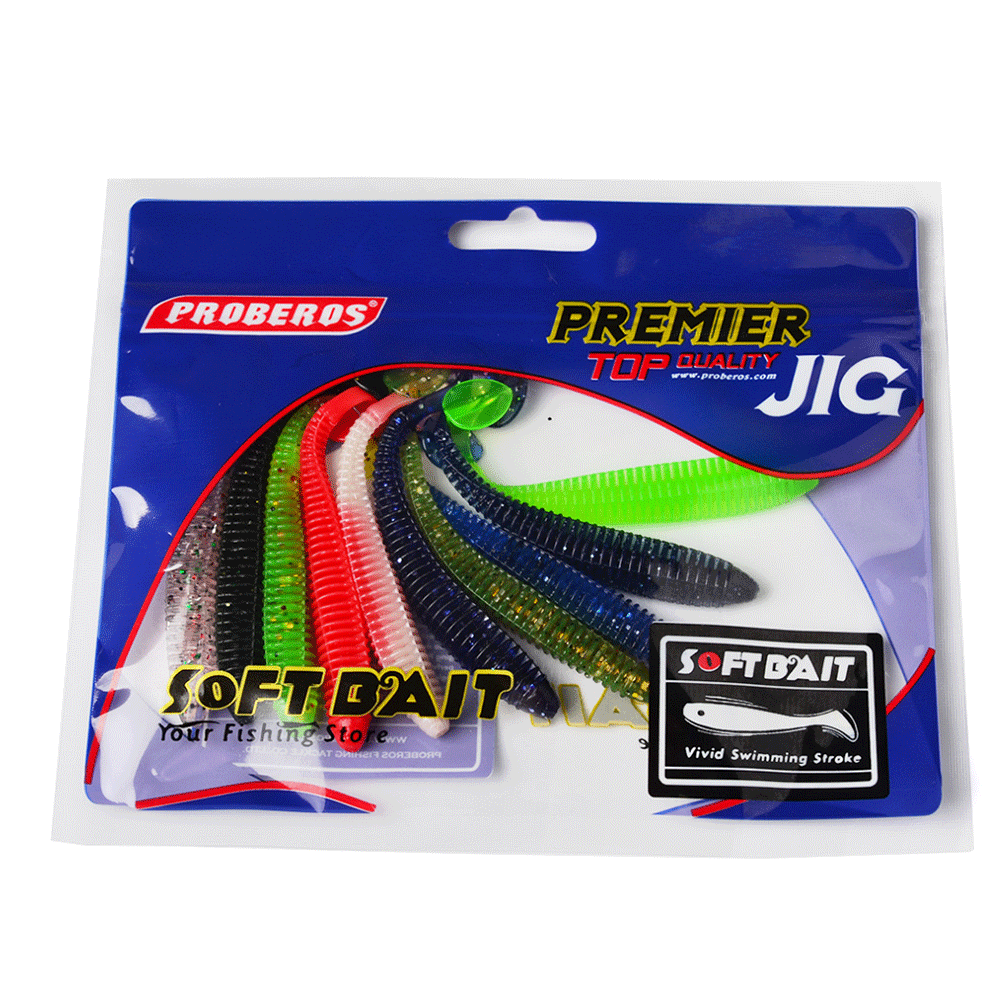 10 x Soft Plastic Minnow, 8.5cm, Soft Lure, Paddle Tail, Shad, Grub, T Tail DW6015