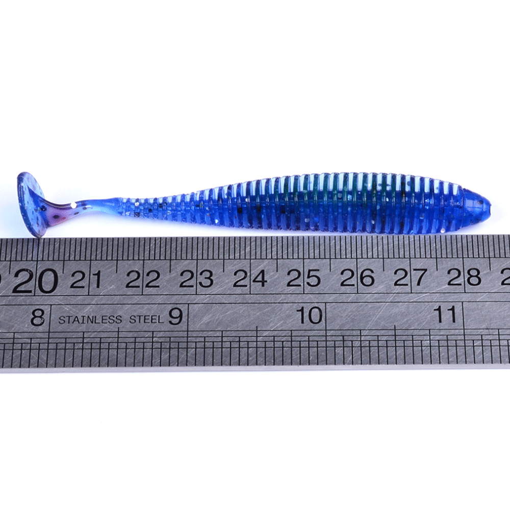 10 x Soft Plastic Minnow, 8.5cm, Soft Lure, Paddle Tail, Shad, Grub, T Tail DW6015