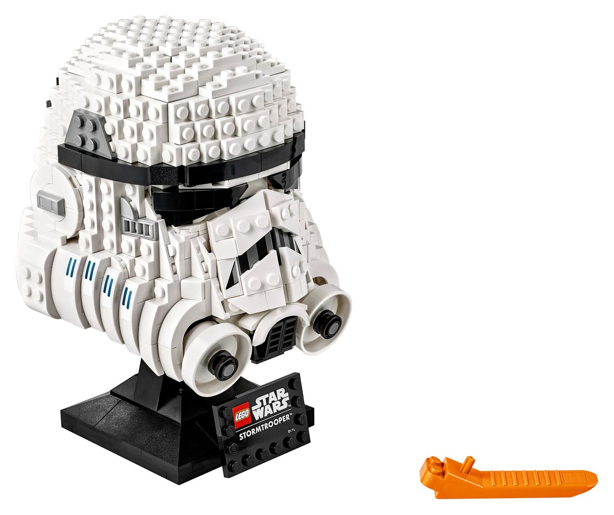LEGO Star Wars 75276 Stormtrooper Helmet | 647 Pieces | Life-Size Display